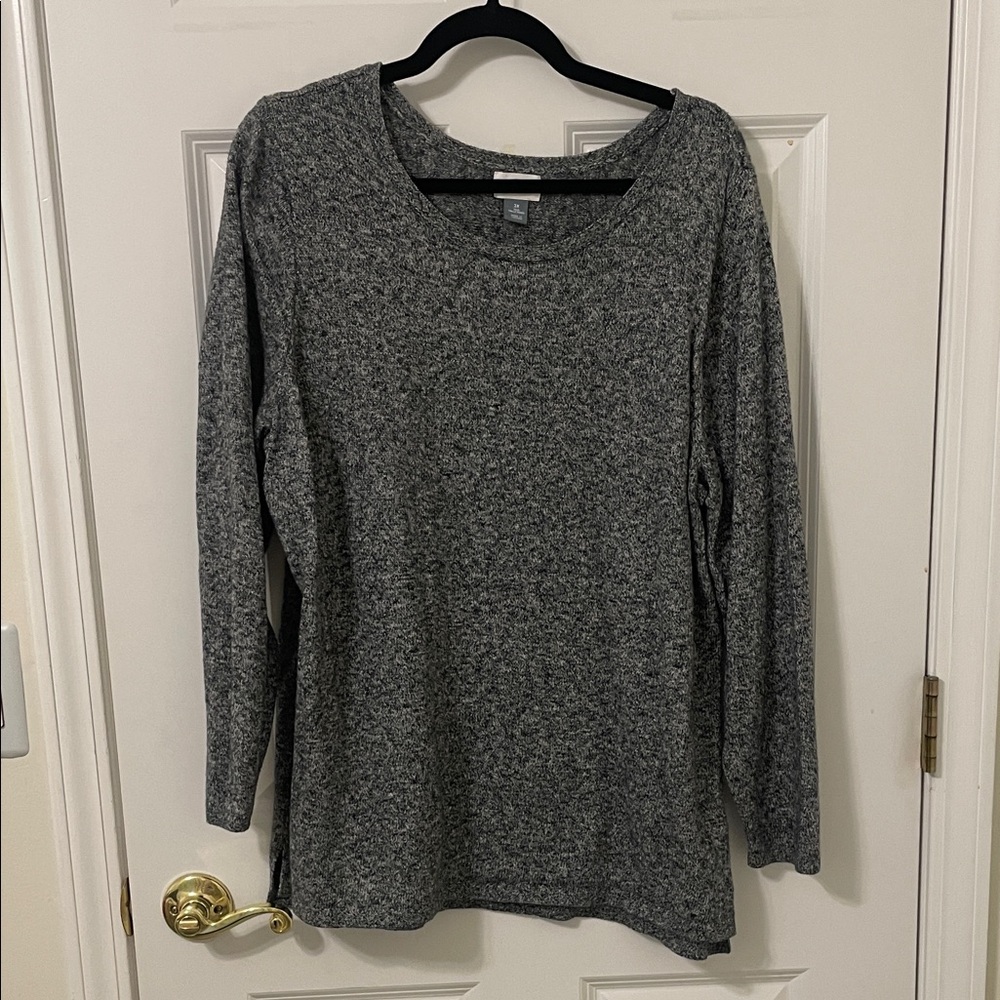 Old Navy Heather Gray Women's Sweater 2X